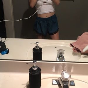 M Forever 21 Dark Blue/Green Shorts